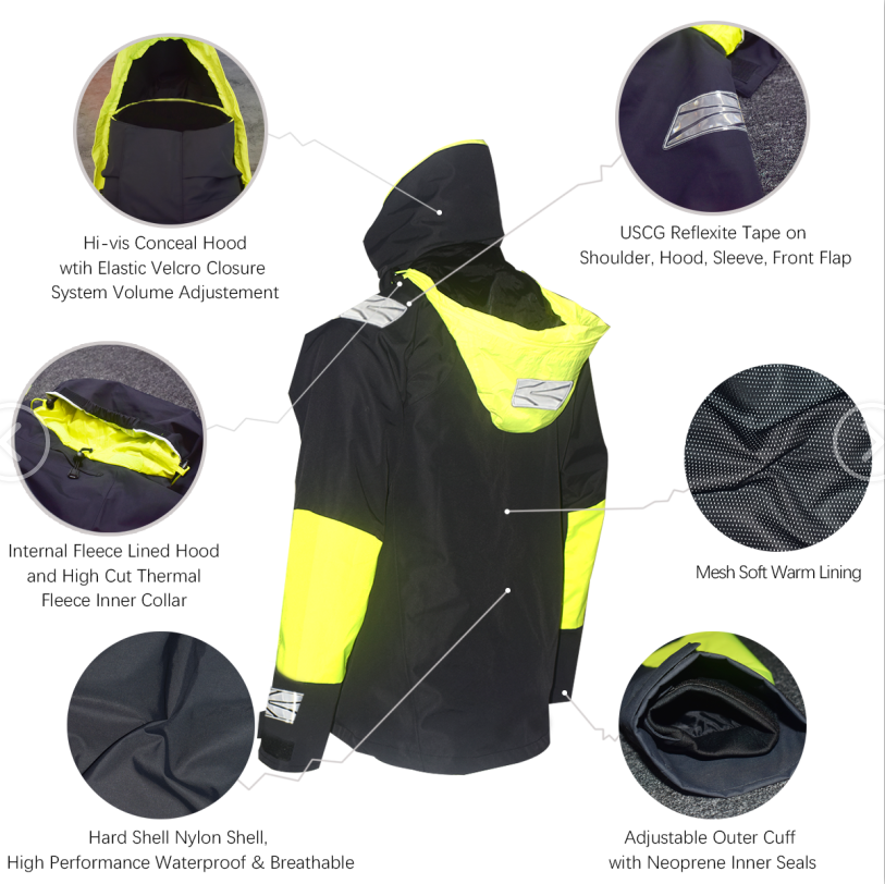 Navis Marine Coastal Sailing Jacket with Bib Pants India